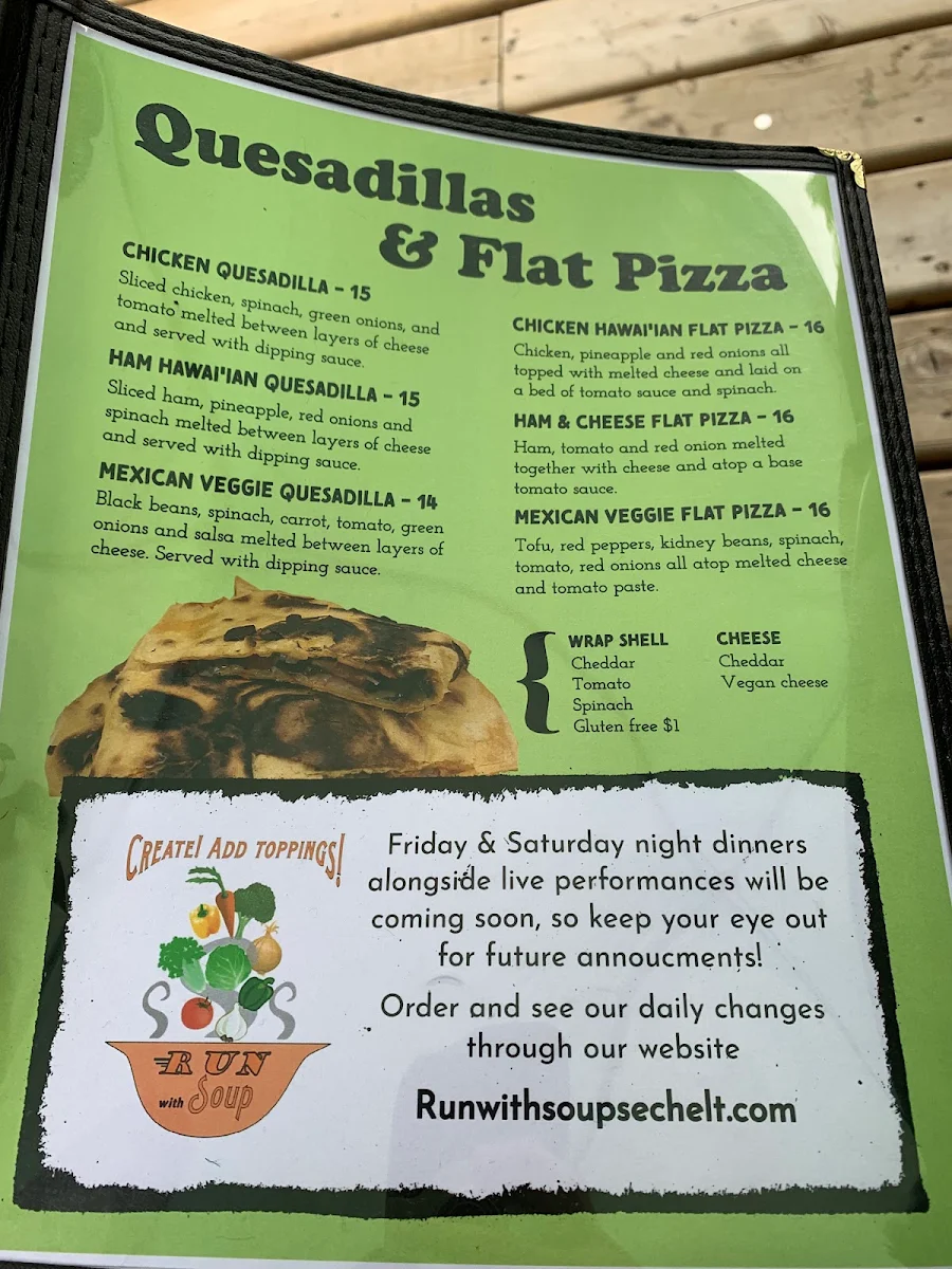 Menu, DL Cuisina (Taste of Manila)