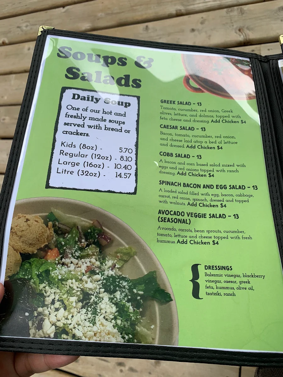 Menu, DL Cuisina (Taste of Manila)