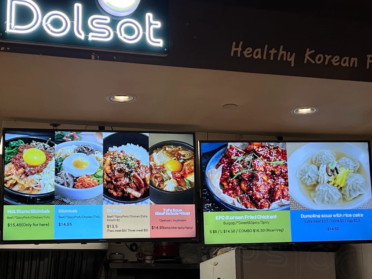 Menu, Dolsot(bibiko inc)