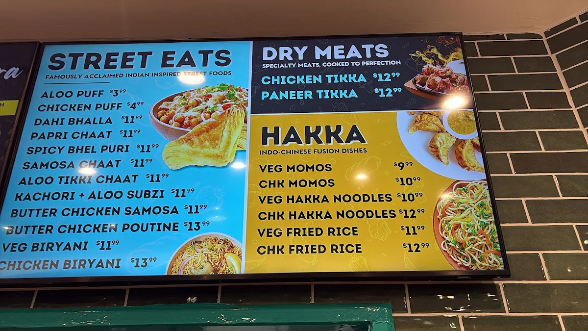 Menu, Hurry Curry - Quinte Mall