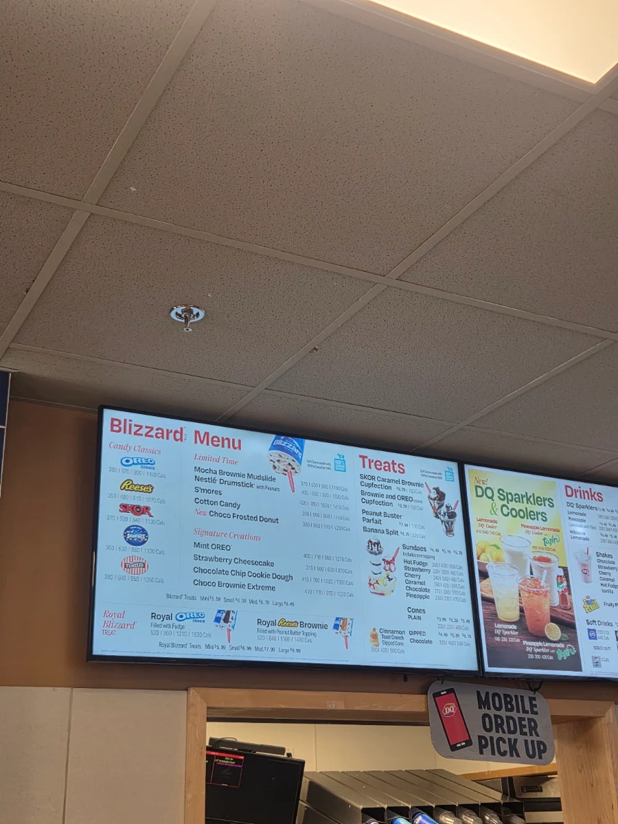 Menu, Dairy Queen Grill & Chill