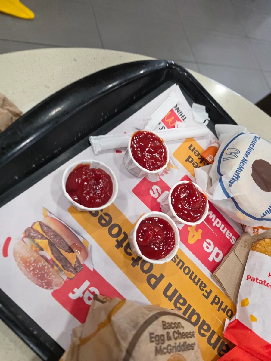 Menu, McDonald's
