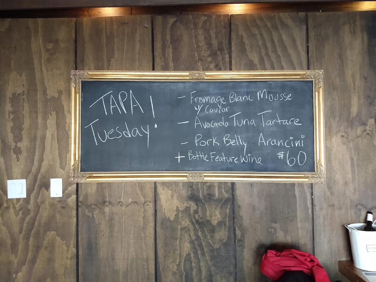 Menu, Bodega 124 Street