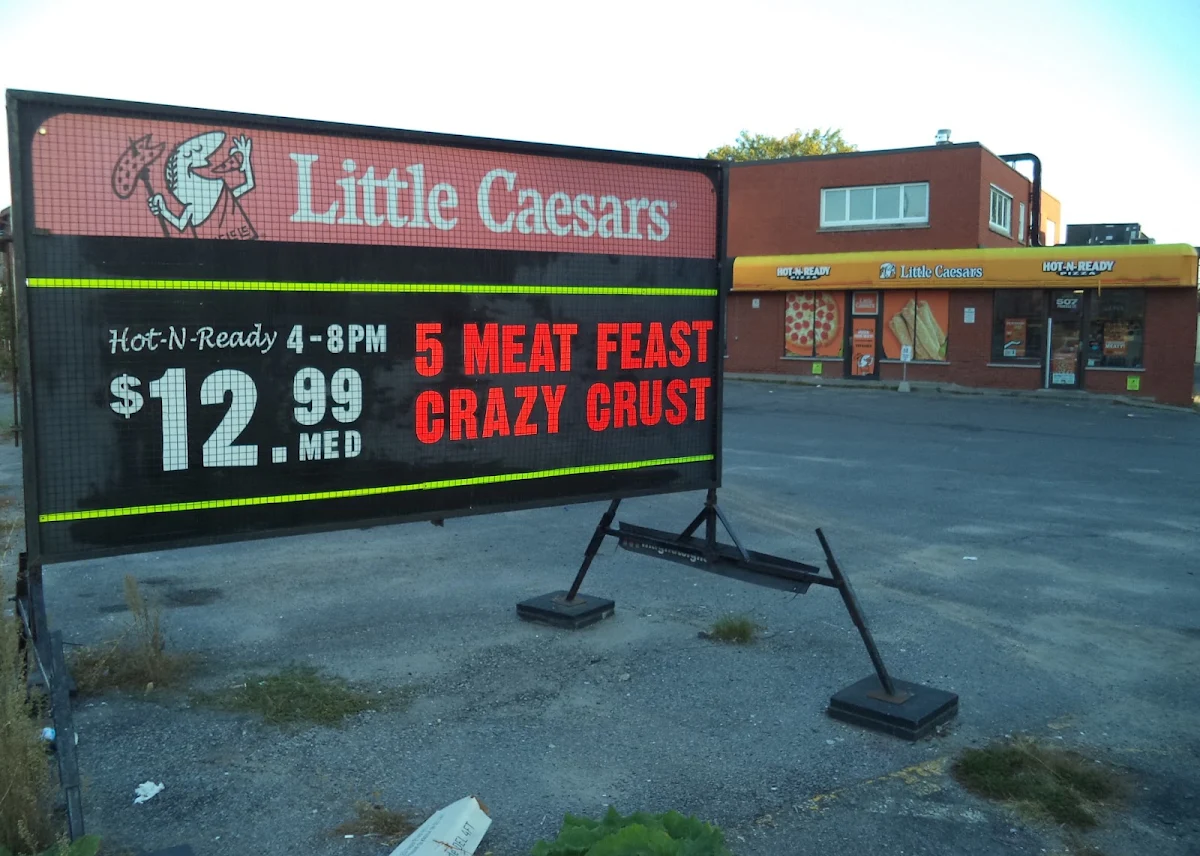 Menu, Little Caesars Pizza