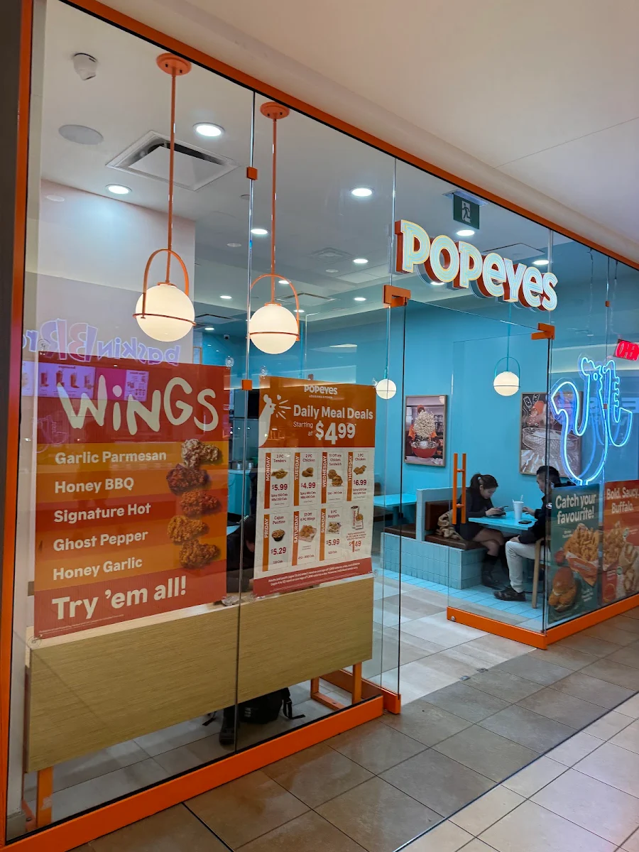 Menu, Popeyes Louisiana Kitchen