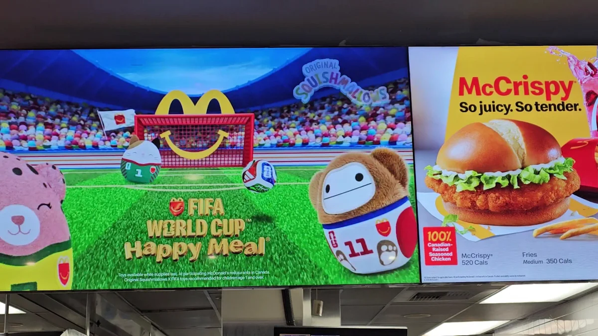 Menu, McDonald's