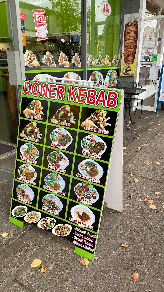 Menu, Döner Kebab