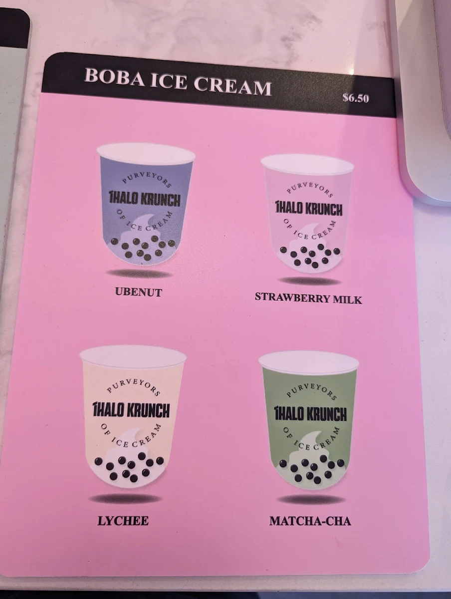 Menu, iHalo Krunch