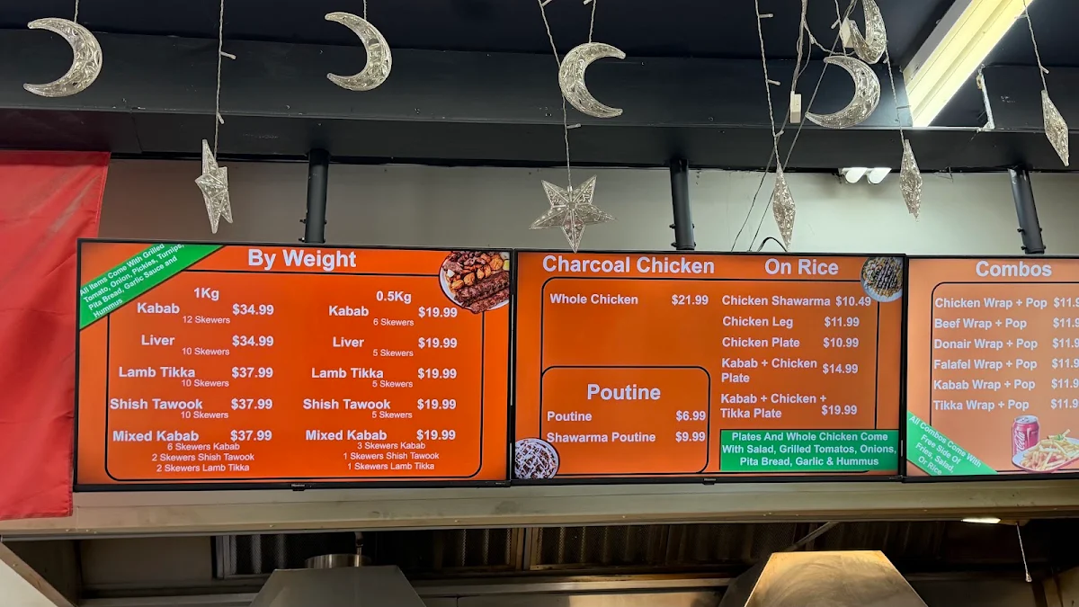 Menu, Matias kabab