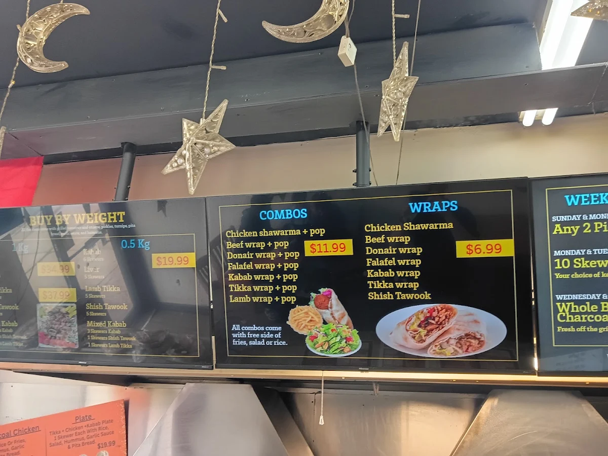 Menu, Matias kabab