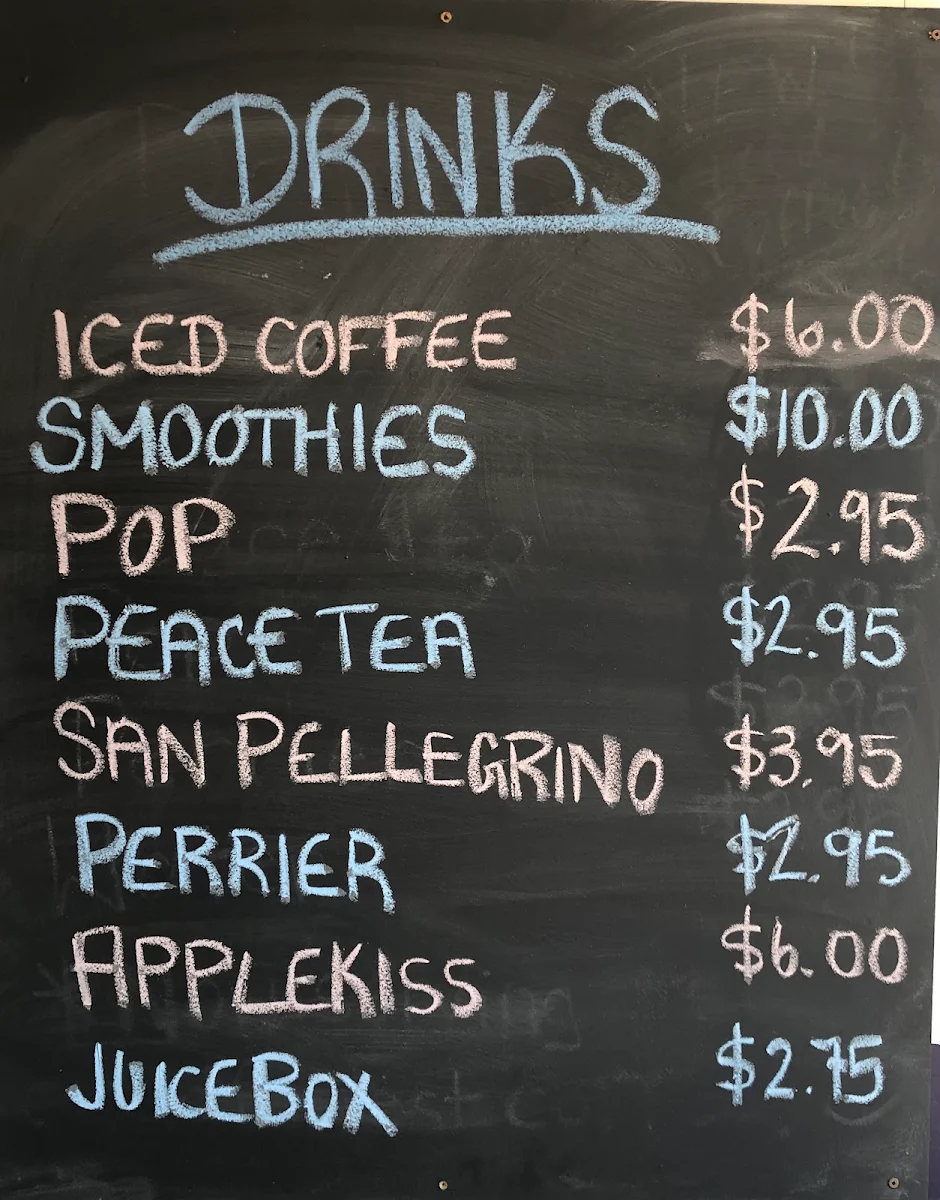 Menu, Roe’s