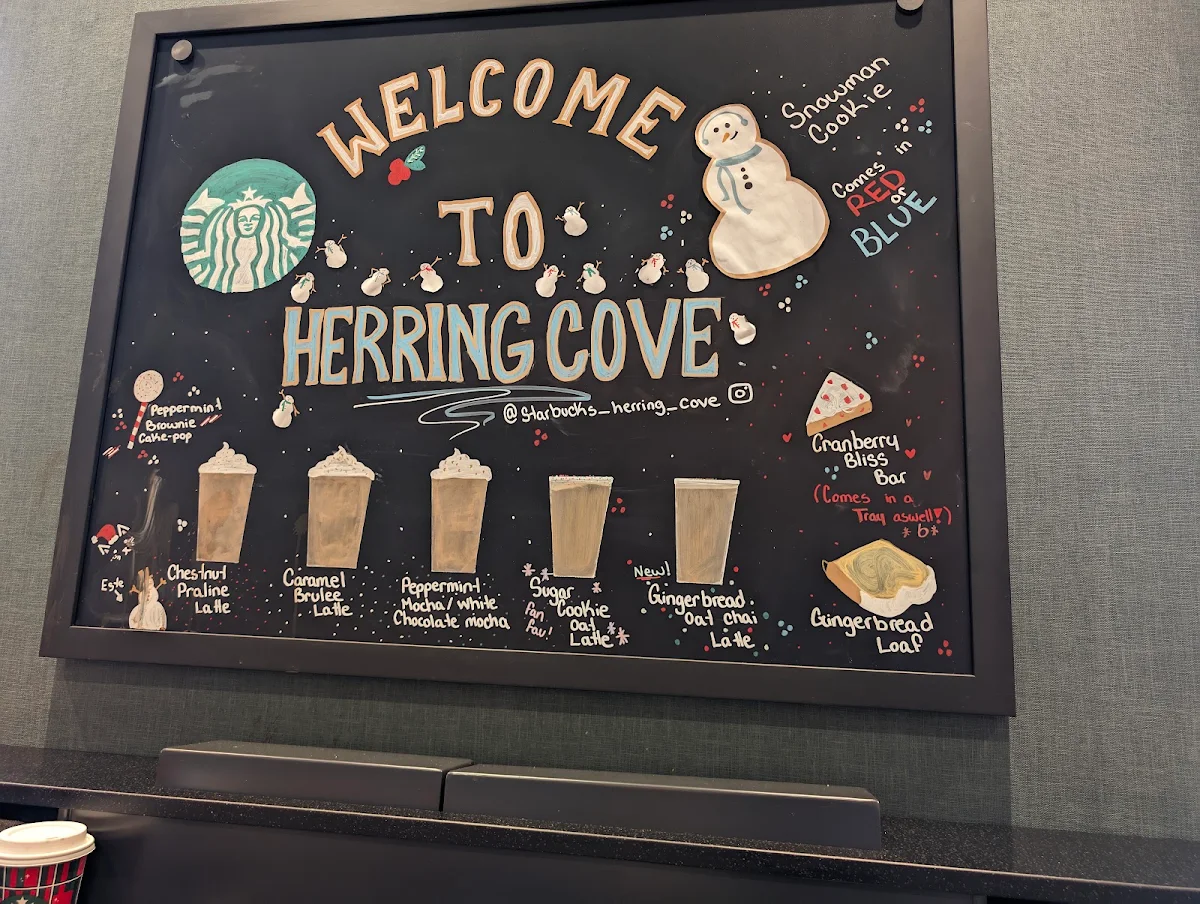 Menu, Starbucks Coffee Company