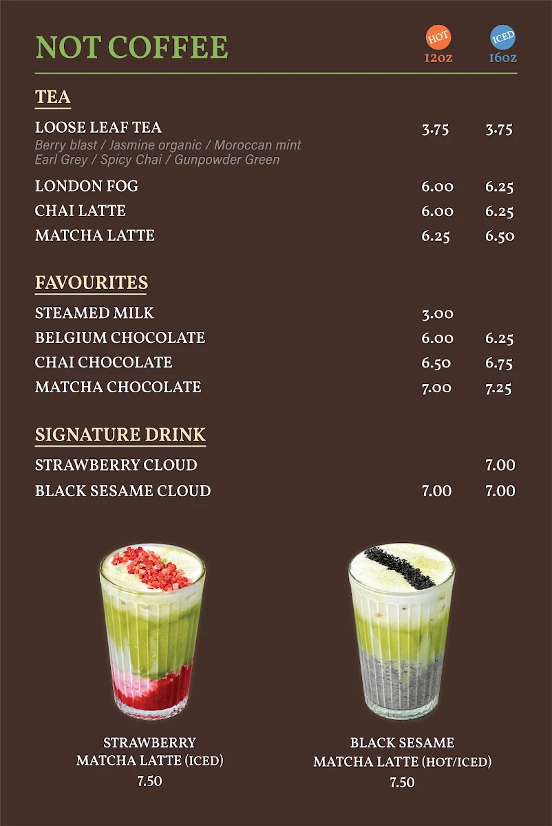 Menu, PIKNIC CAFE (In BRIO)