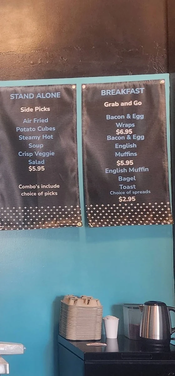 Menu, The Blue Lagoon