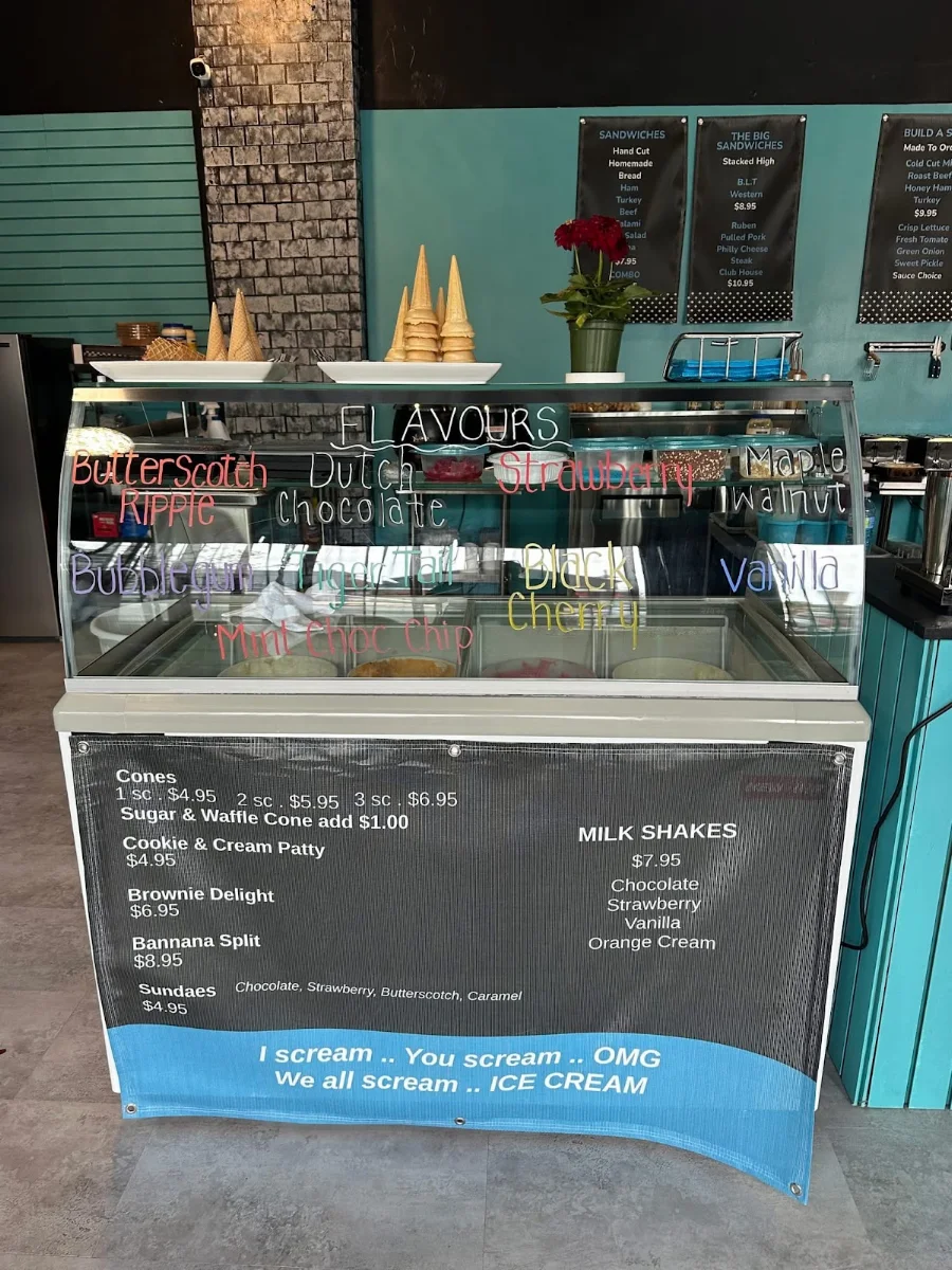 Menu, The Blue Lagoon