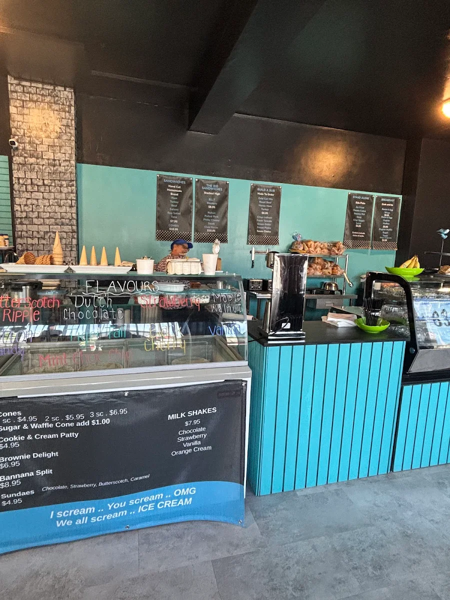 Menu, The Blue Lagoon