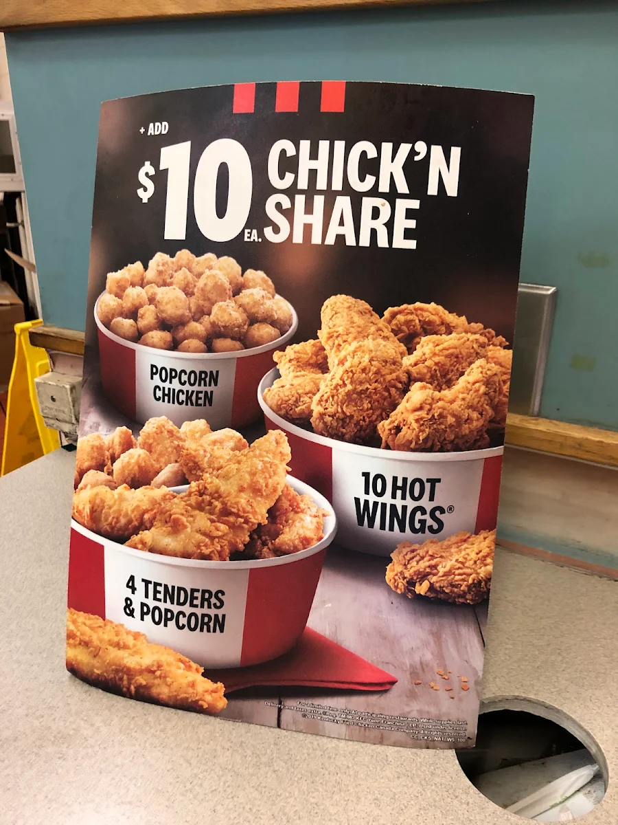 Menu, KFC