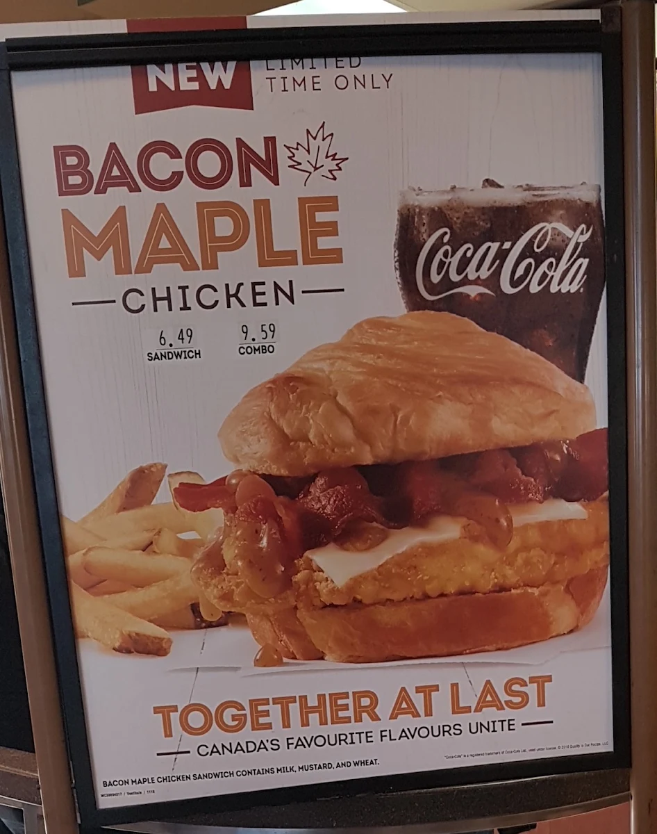 Menu, Wendy's