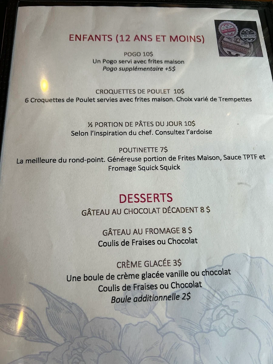 Menu photo 1