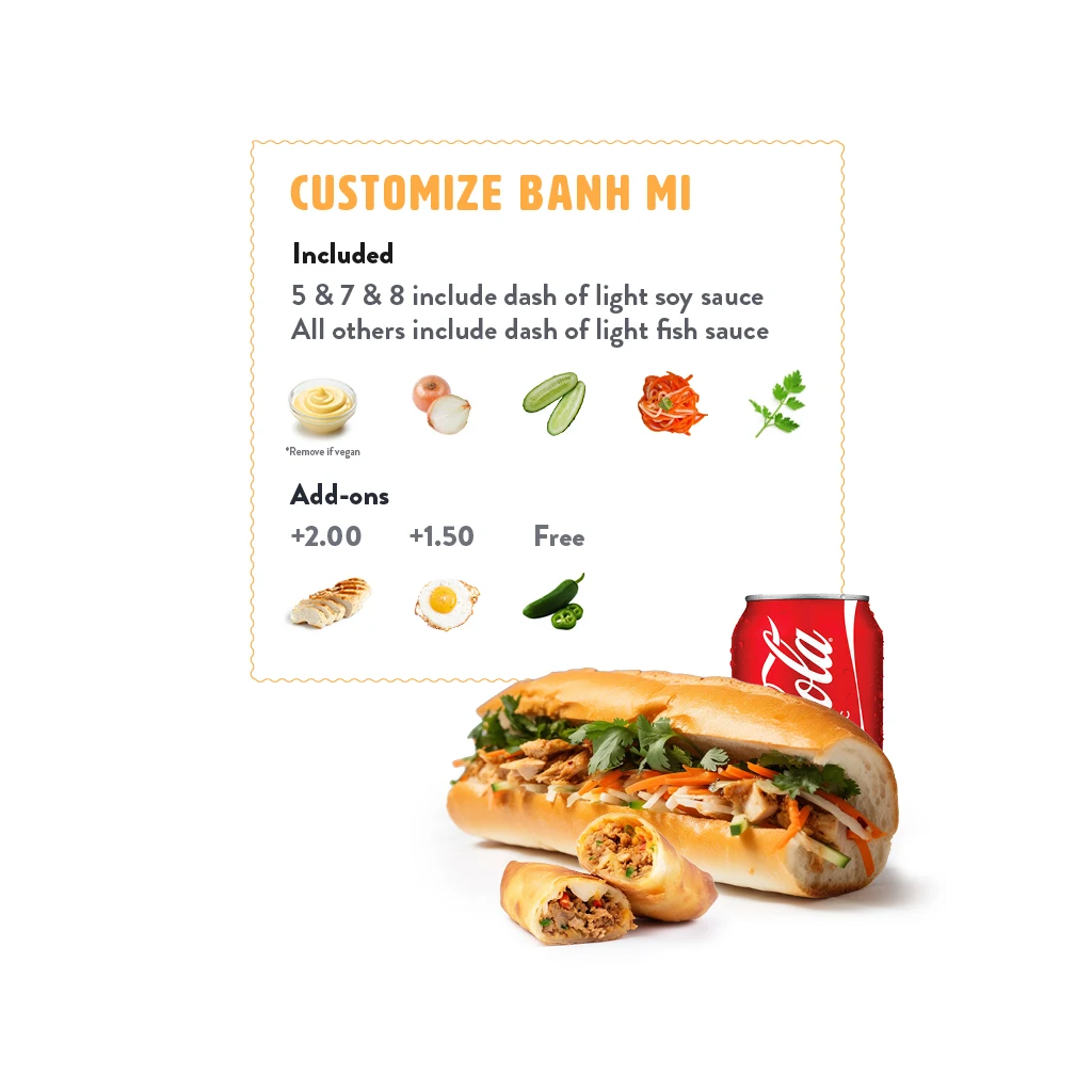 Menu, Obanhmi