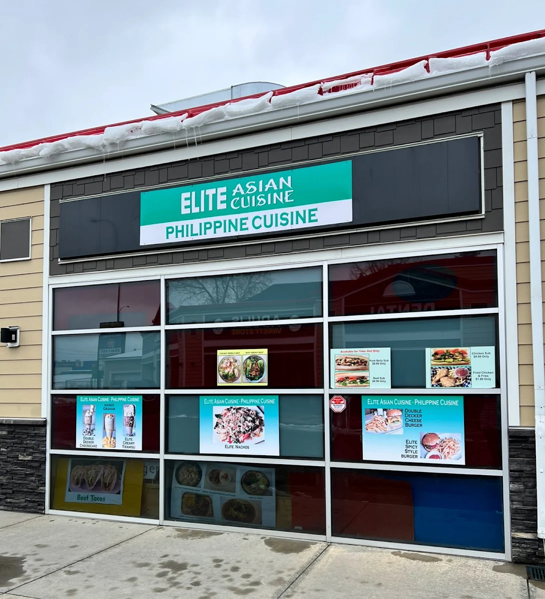 Menu, Elite Asian Cuisine Philippine Cuisine.