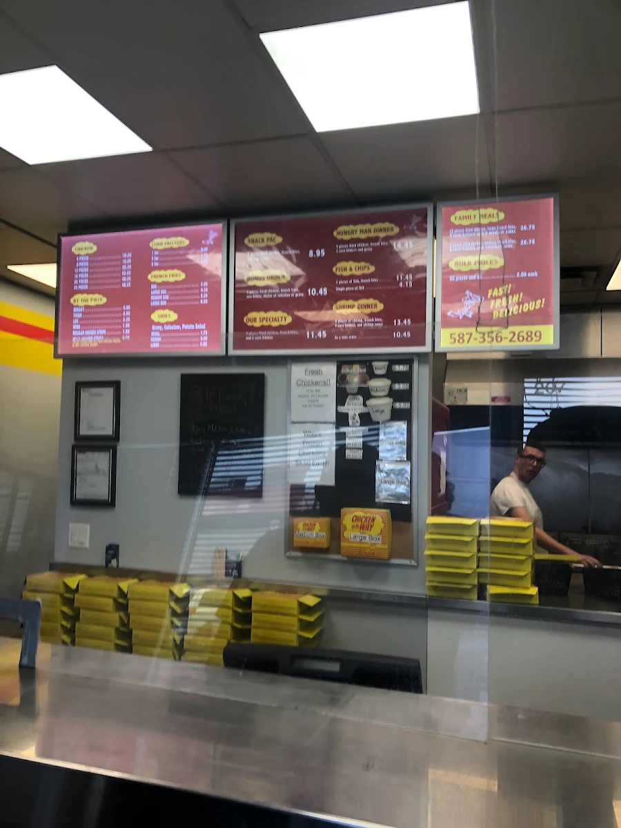 Menu, Chicken On The Way - Crowfoot