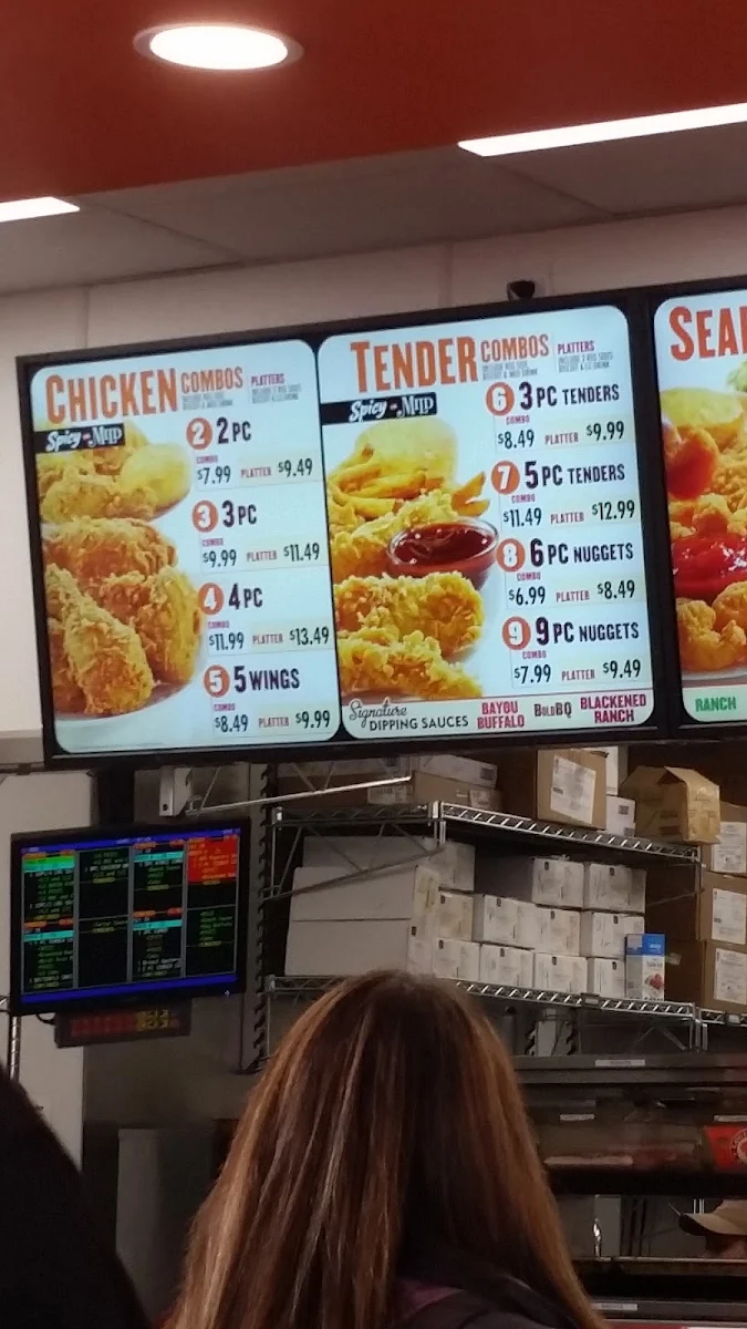 Menu, Popeyes Louisiana Kitchen