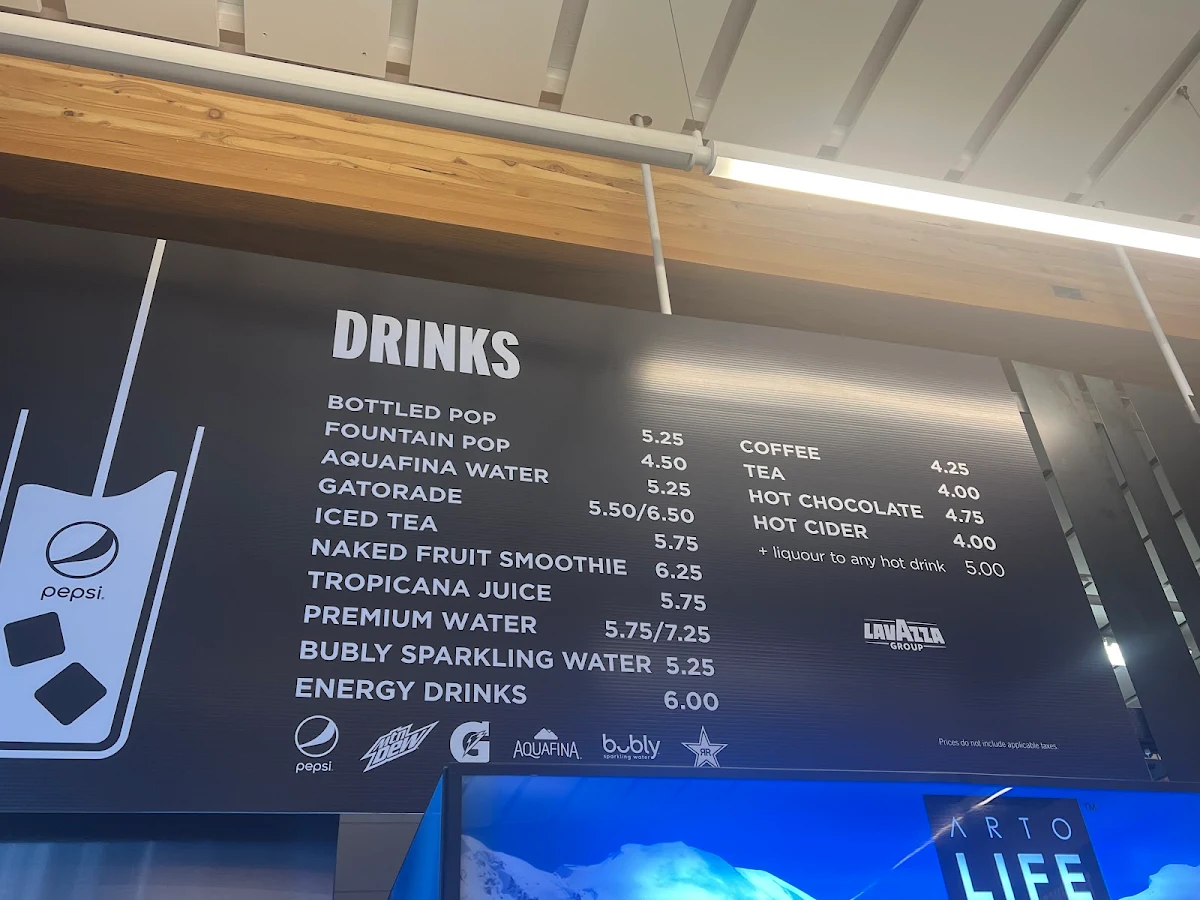 Menu, The Rendezvous