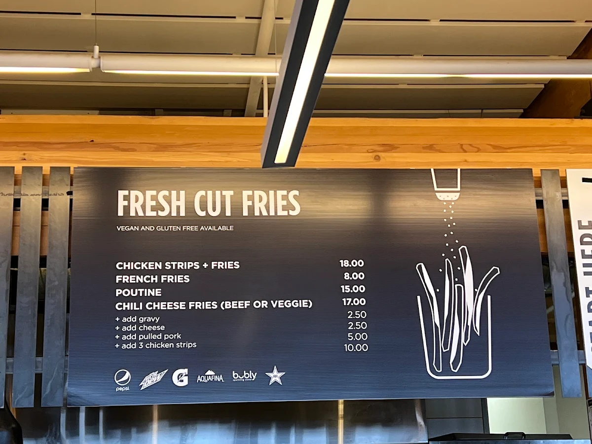 Menu, The Rendezvous