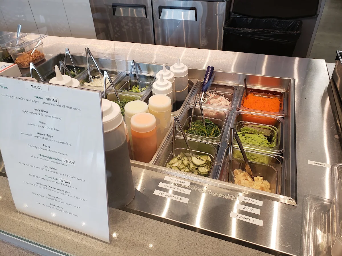 Menu, Poke Bar (E.Broadway)