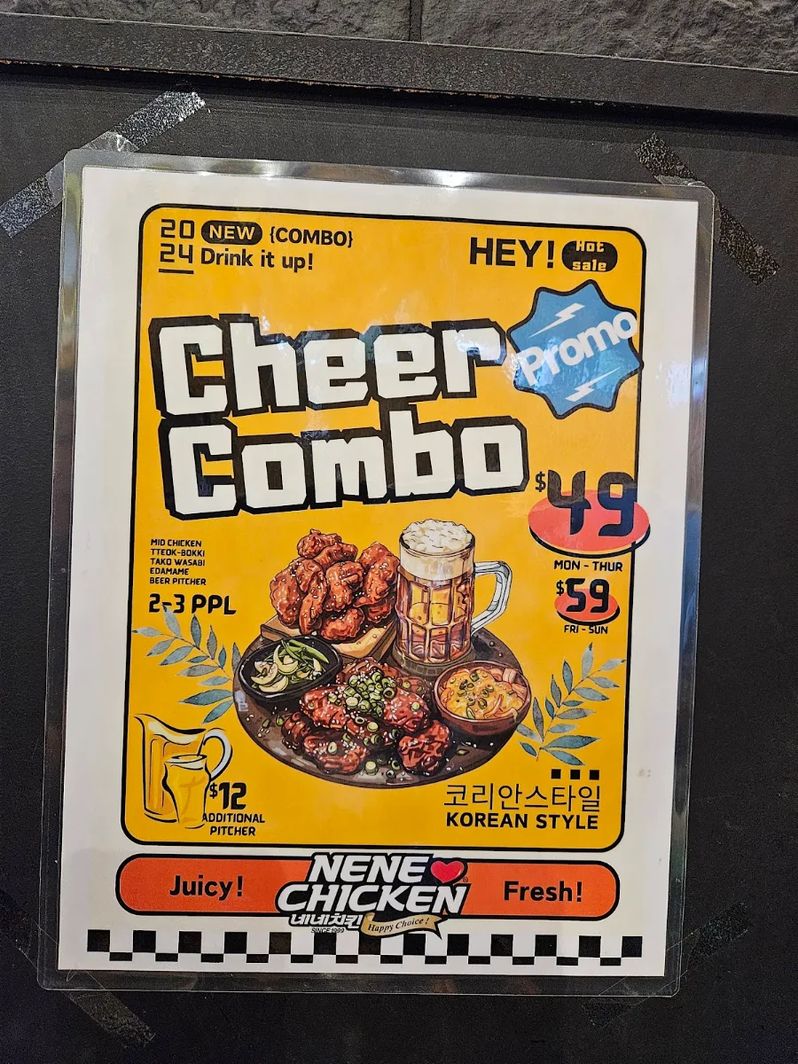 Menu, NeNe Chicken Vaughan