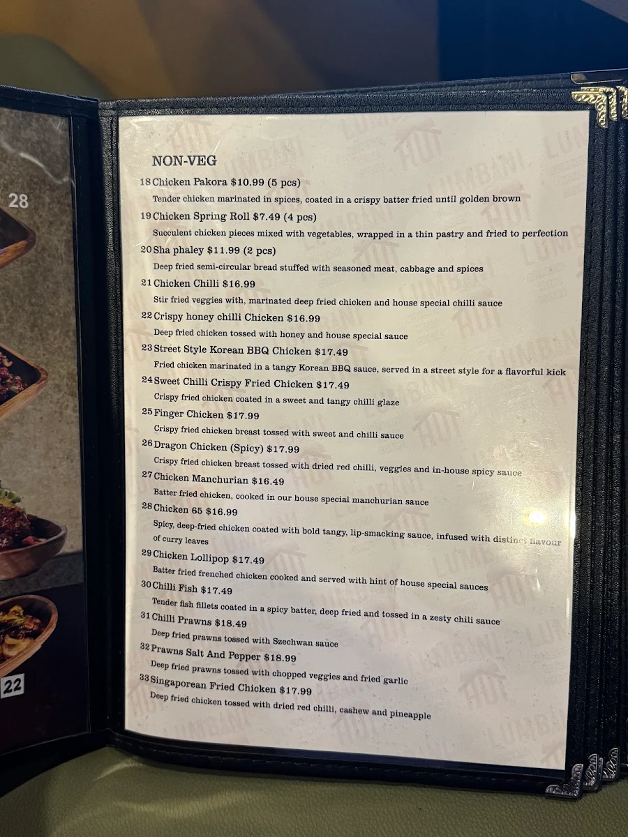 Menu, Lumbini Hut: Best Indian Nepali and Hakka Restaurant