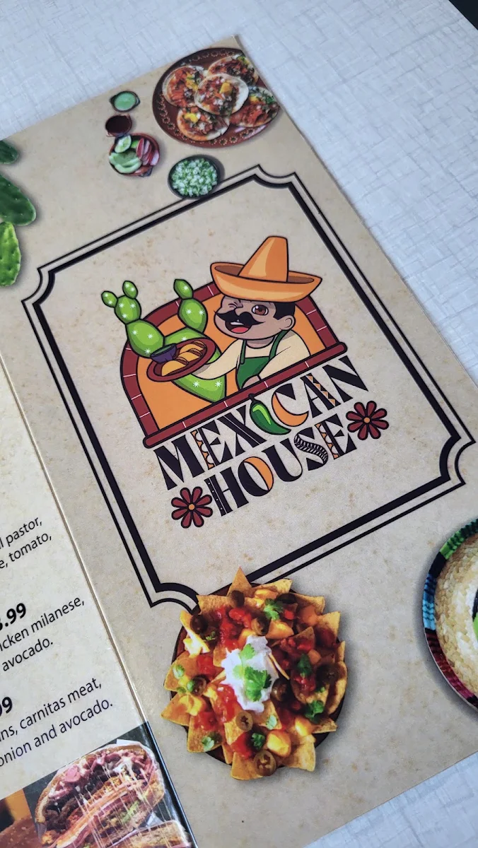 Menu, Mexican House Downtown