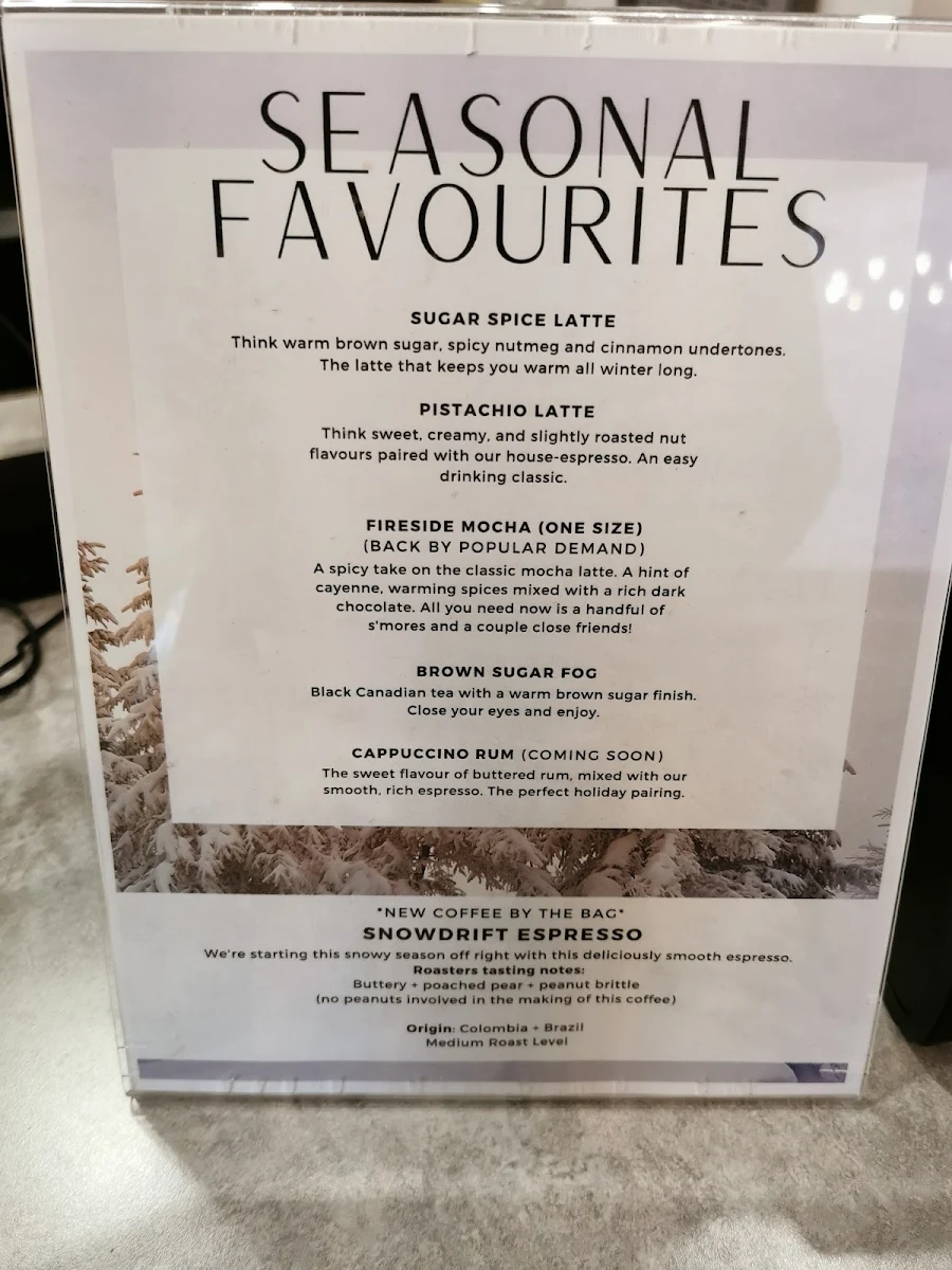 Menu, Mill Town Roasters
