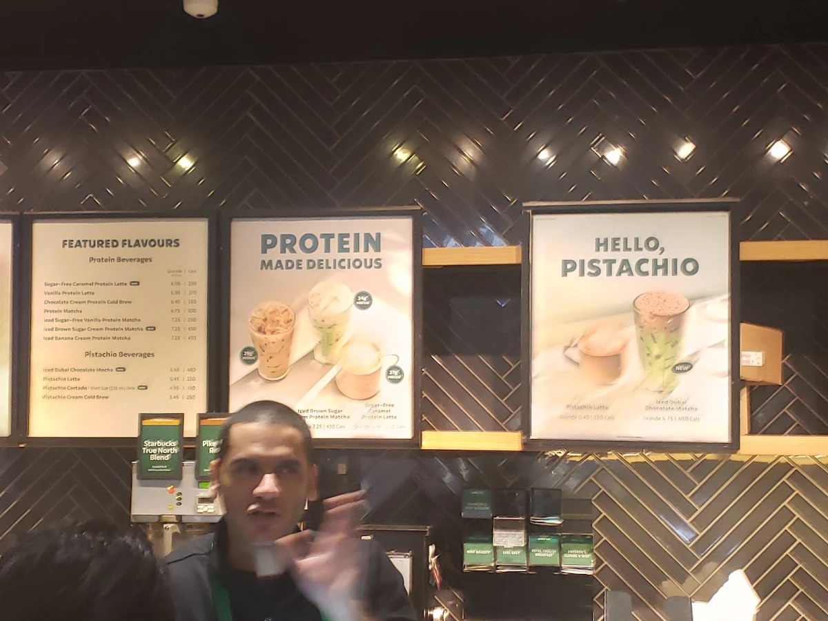 Menu, Starbucks Square One South