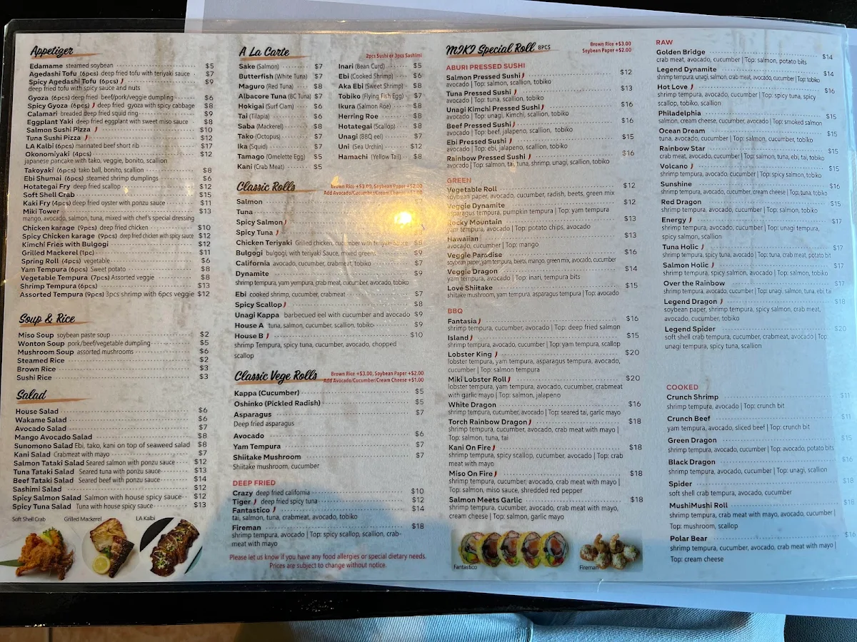Menu photo 1