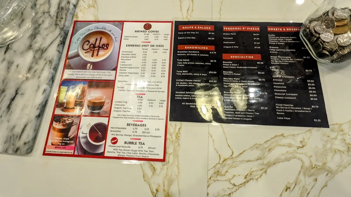 Menu, Sip Of Life Coffee & Bakery