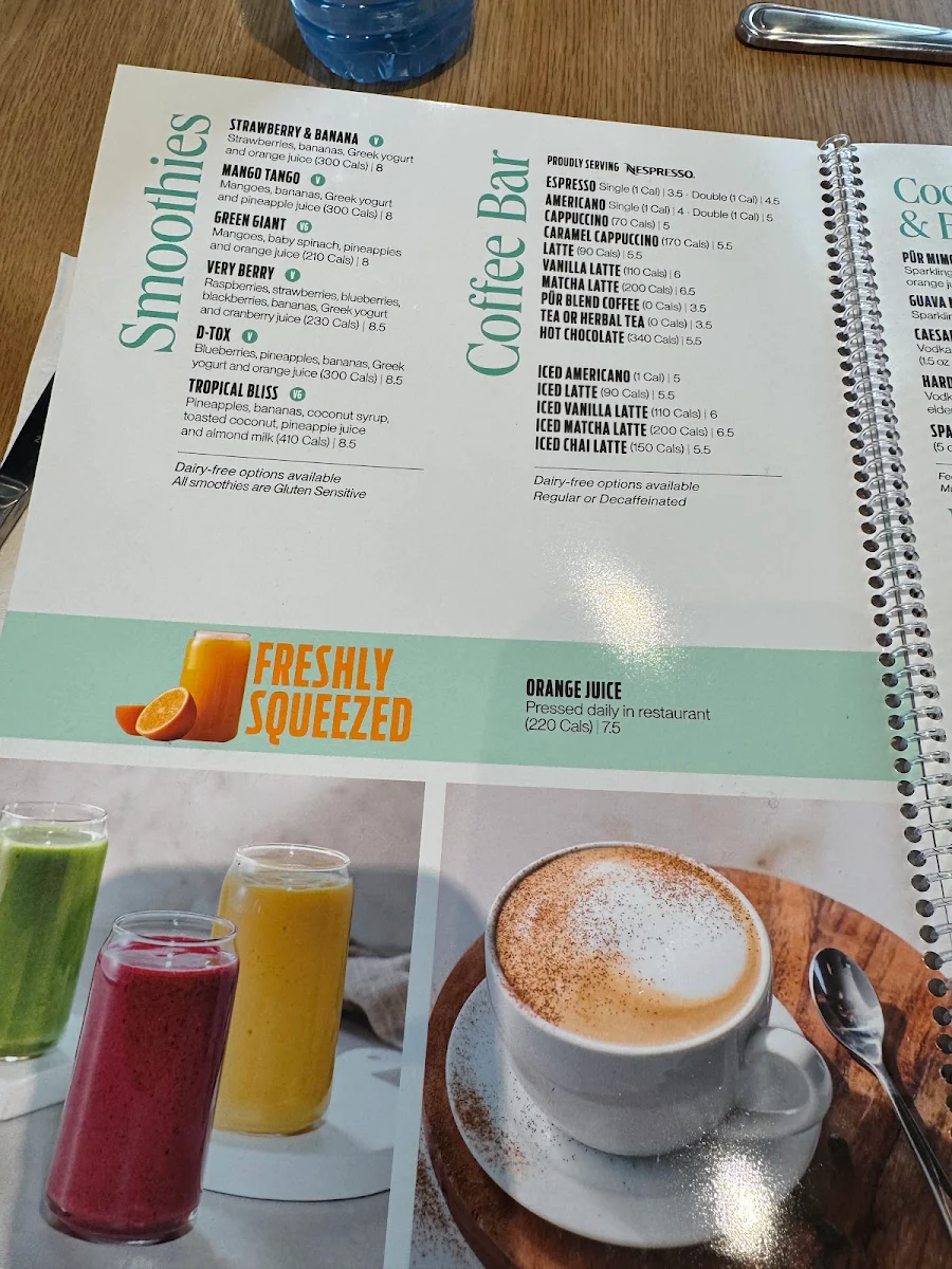 Menu, Pür & Simple