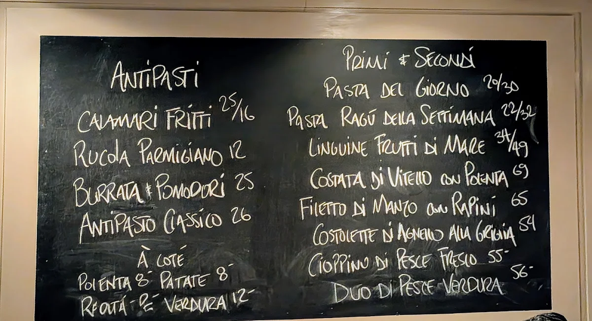 Menu, Lucca