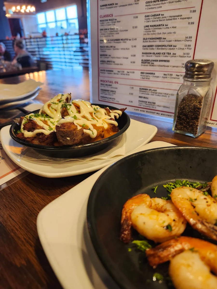 Menu, Oakroom Grill