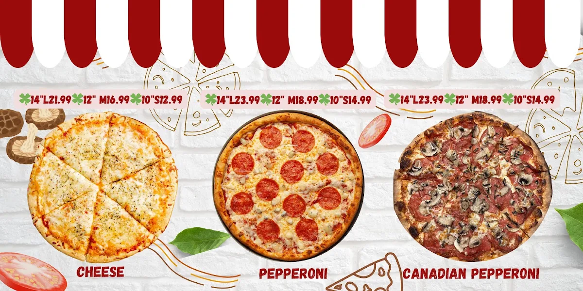 Menu, PIZZALAND and BBQ Hub