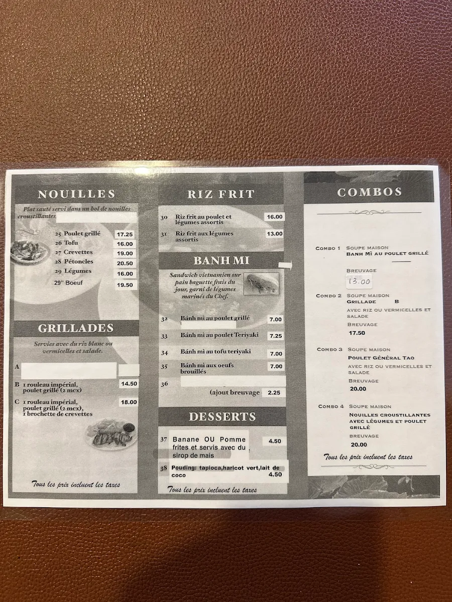 Menu photo 1
