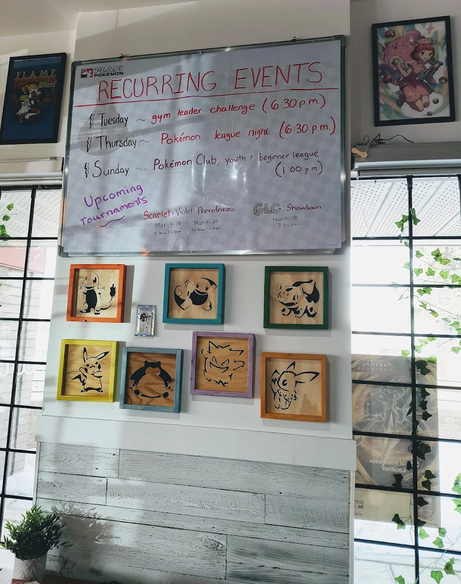 Menu, Swirl Cafe & Games