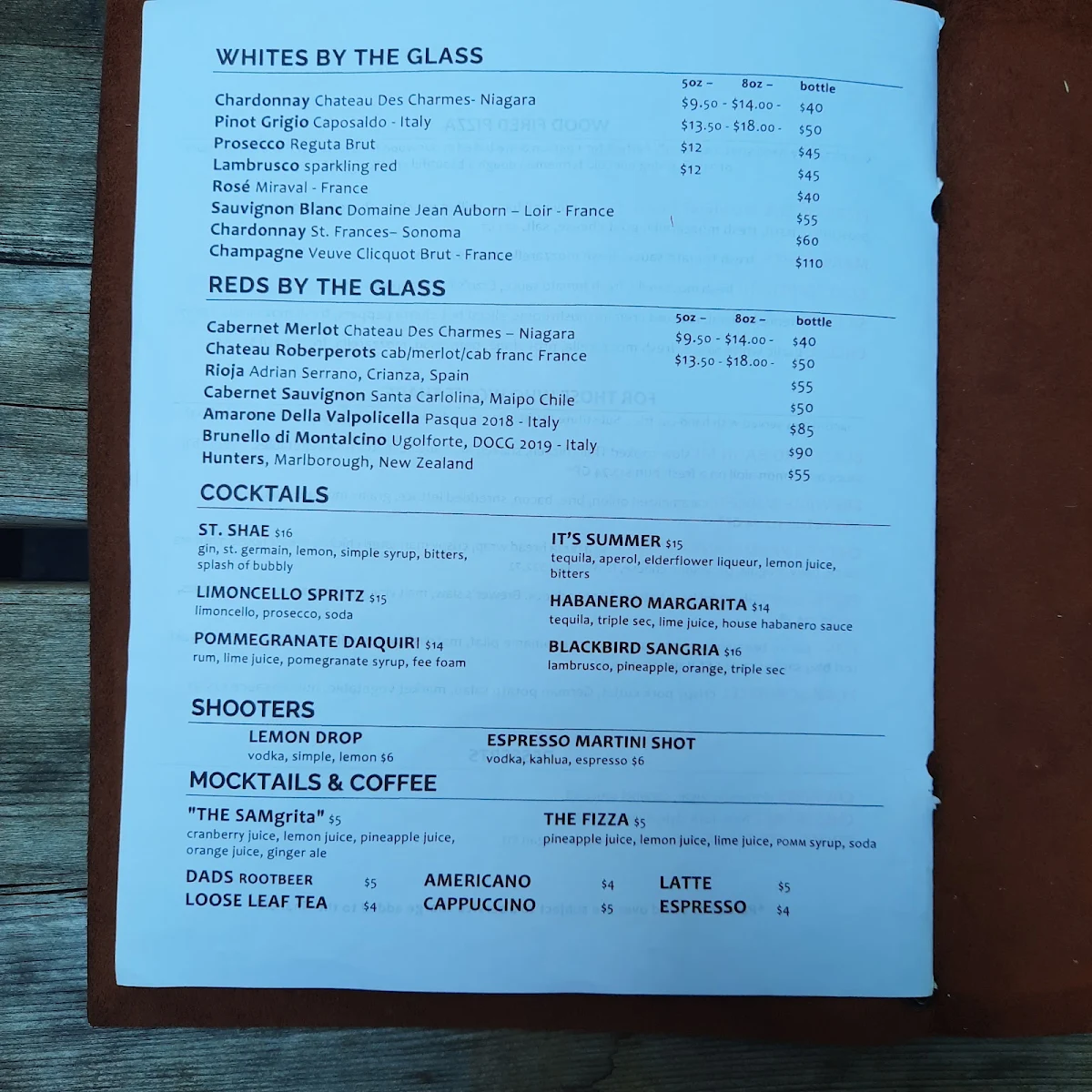 Menu photo 1