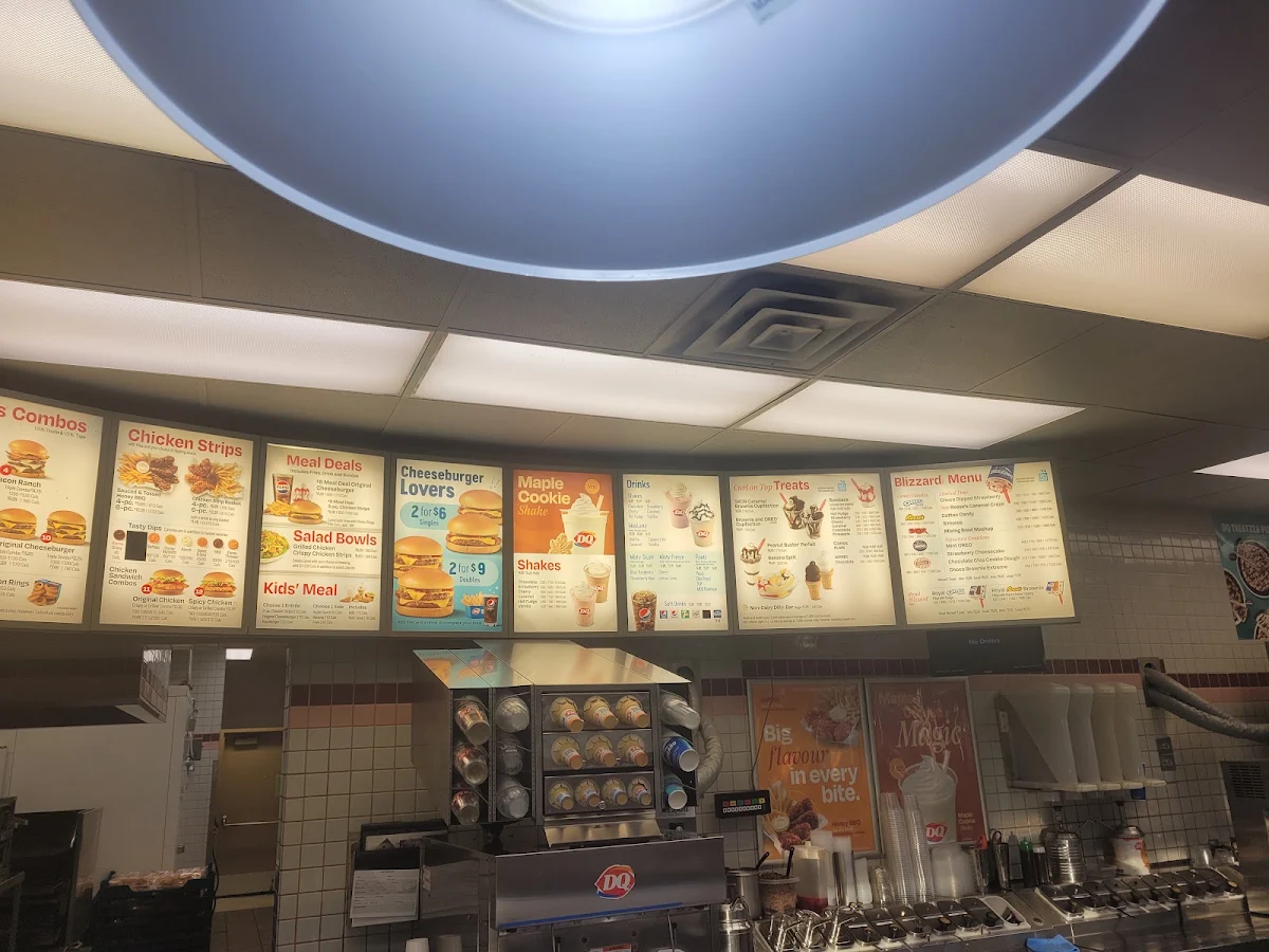 Menu, Dairy Queen Grill & Chill