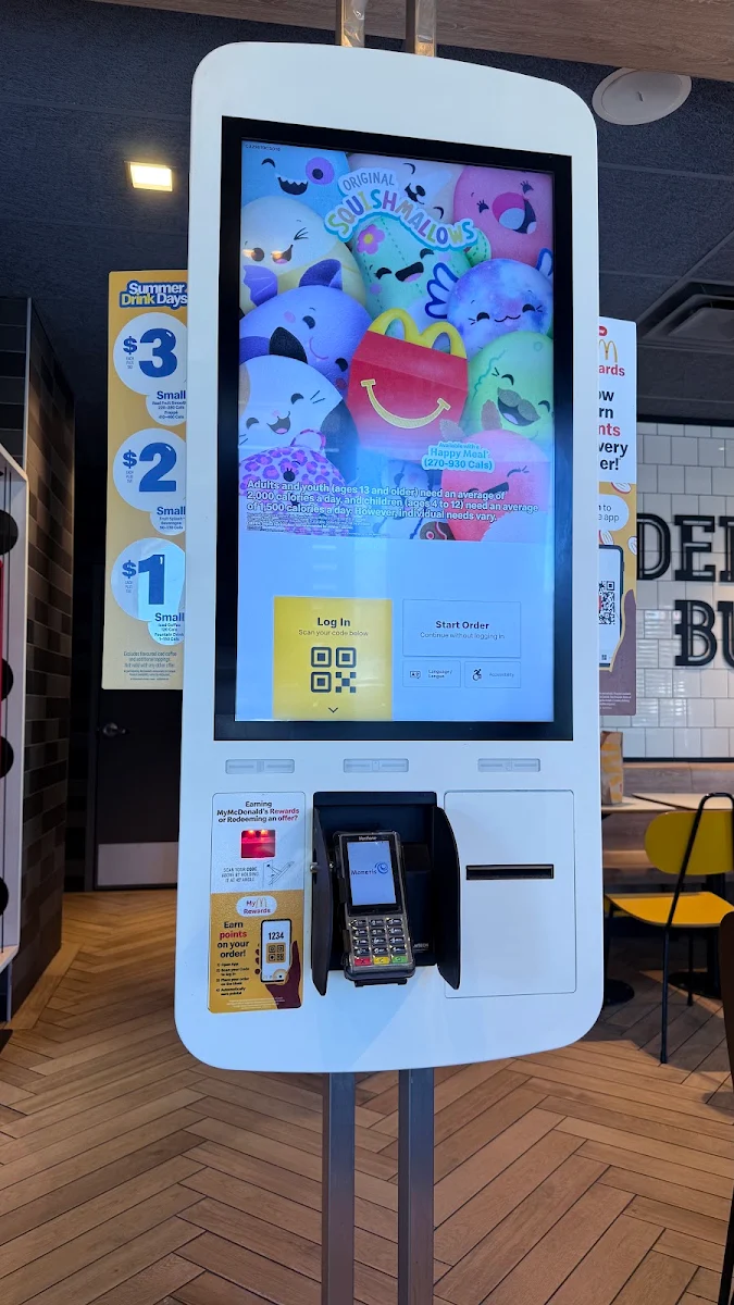 Menu, McDonald's