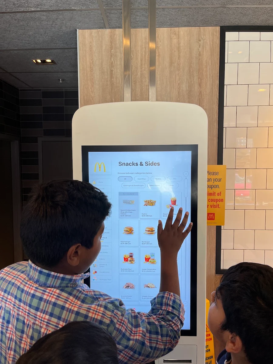 Menu, McDonald's
