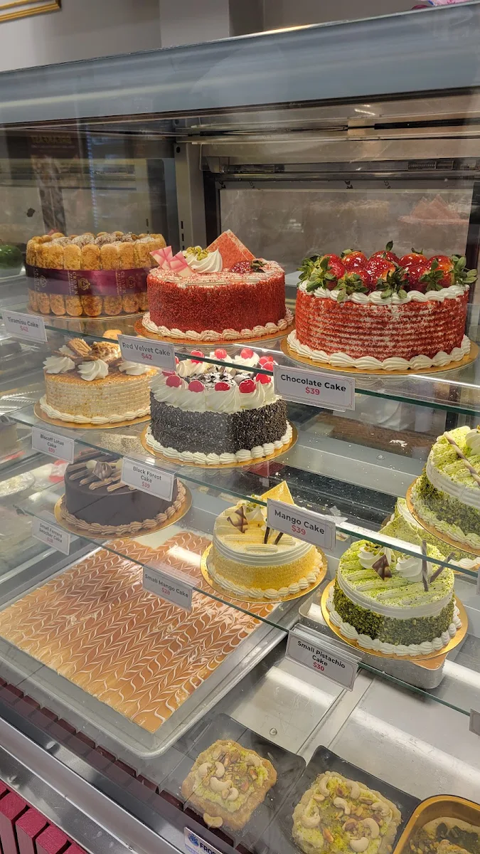 Menu, Crown Pastries