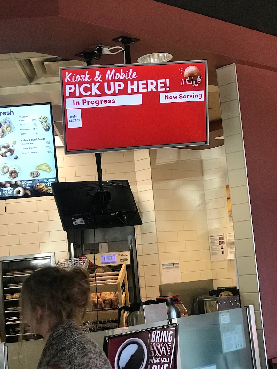 Menu, Tim Hortons