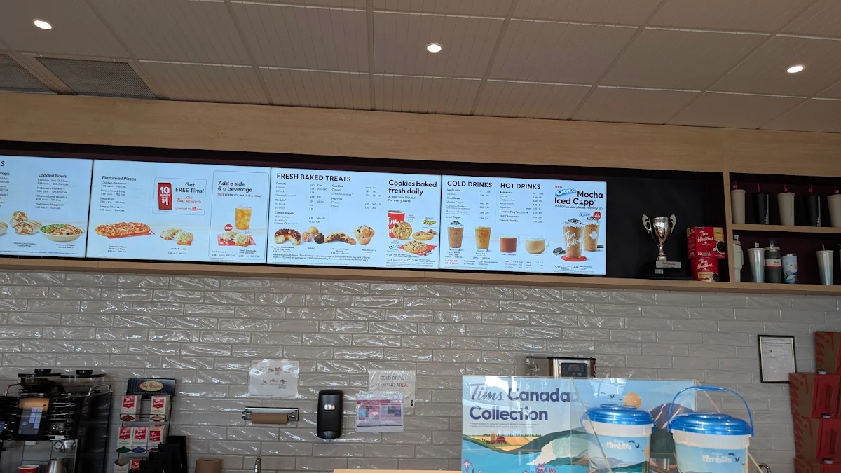 Menu, Tim Hortons